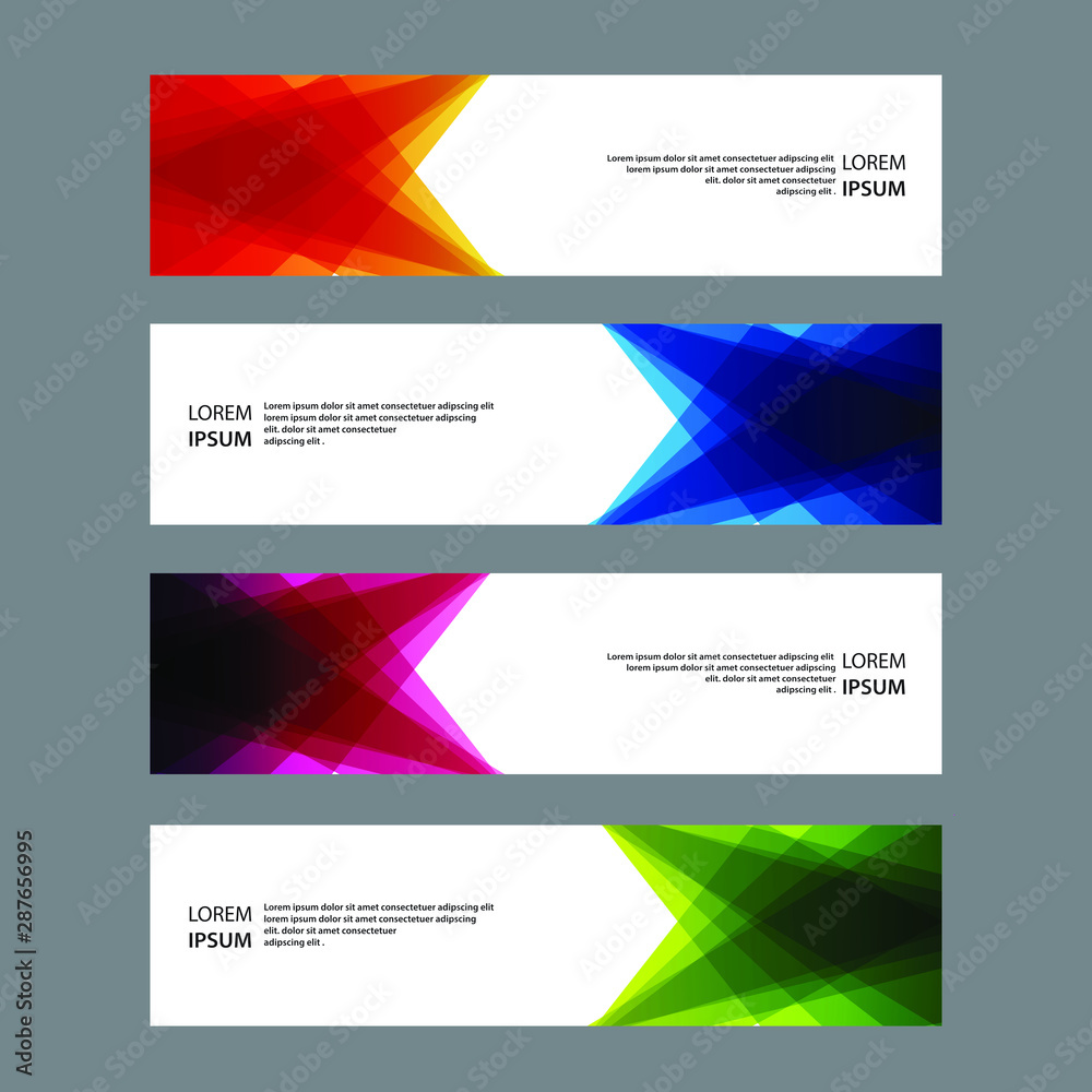 Vector Abstract banner web template