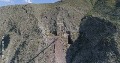 Ojuela Birdge Mexico Mapimi Aerial Drone Footage photo