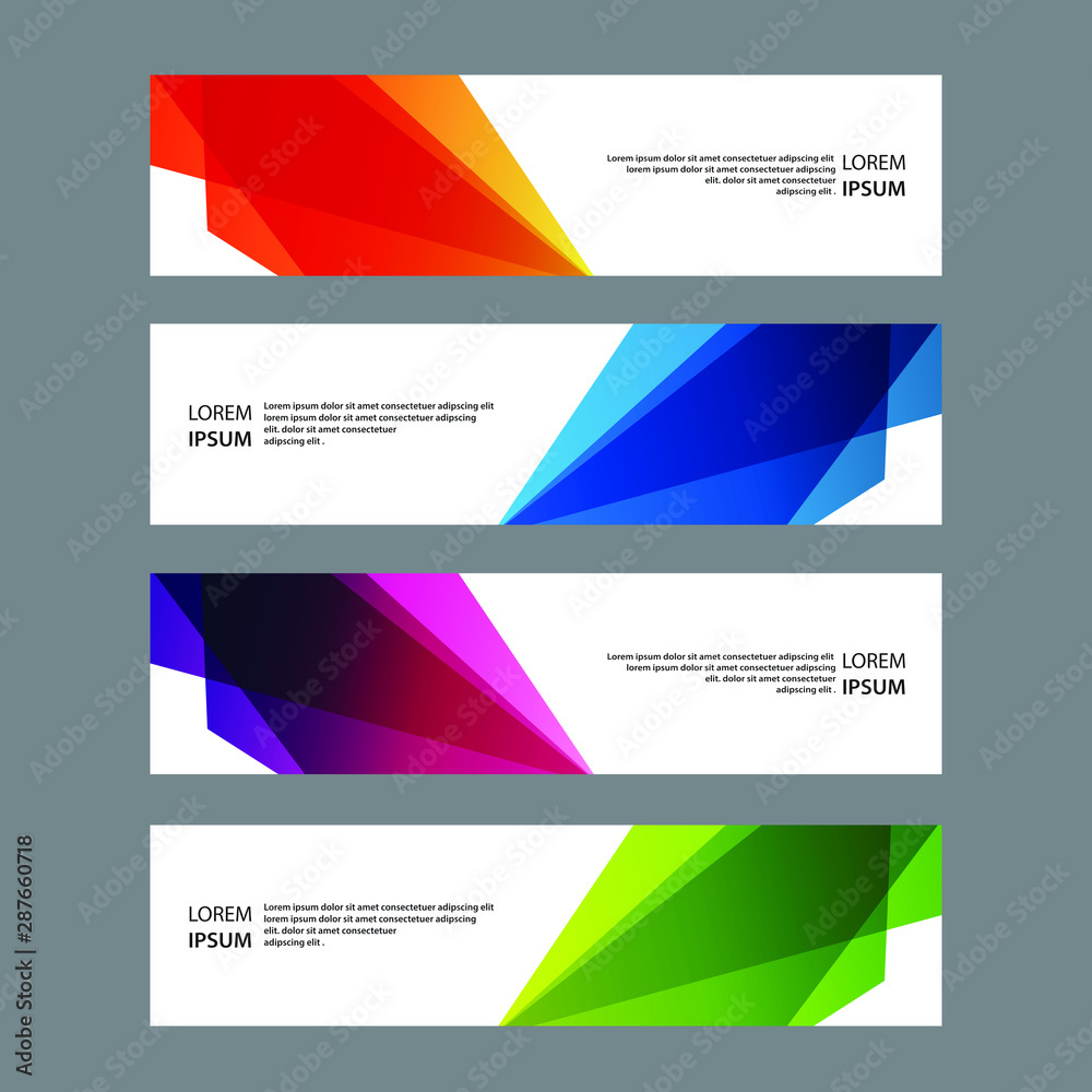 Vector Abstract banner web template