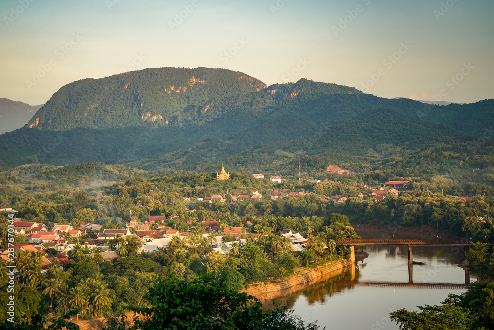 Landscape of Luang Prabang in Laos