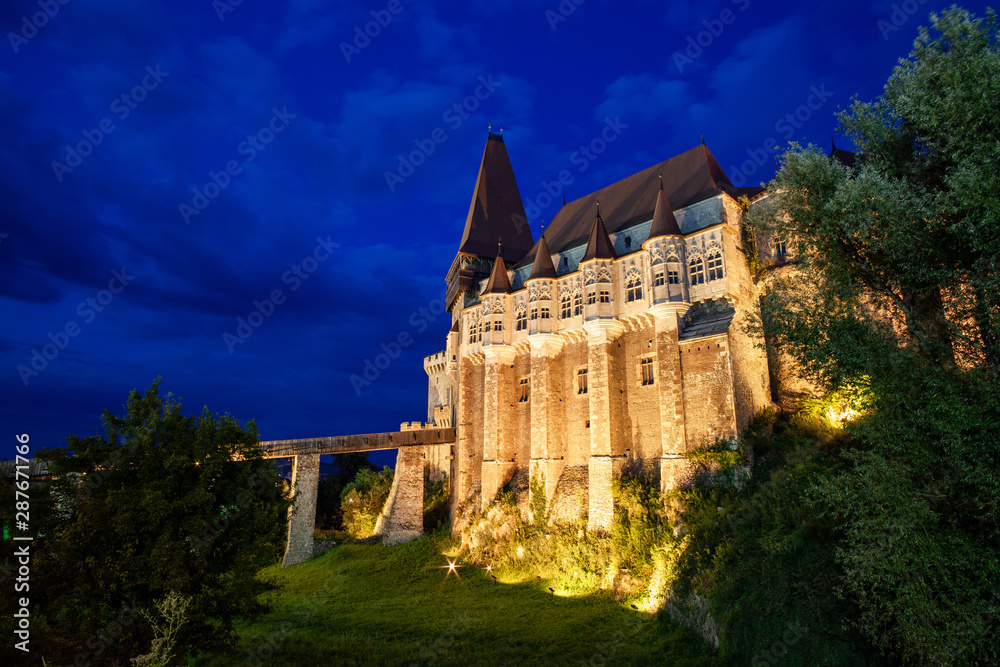 corvin Castle or Hunyad Castle, Hunedoara, Romania