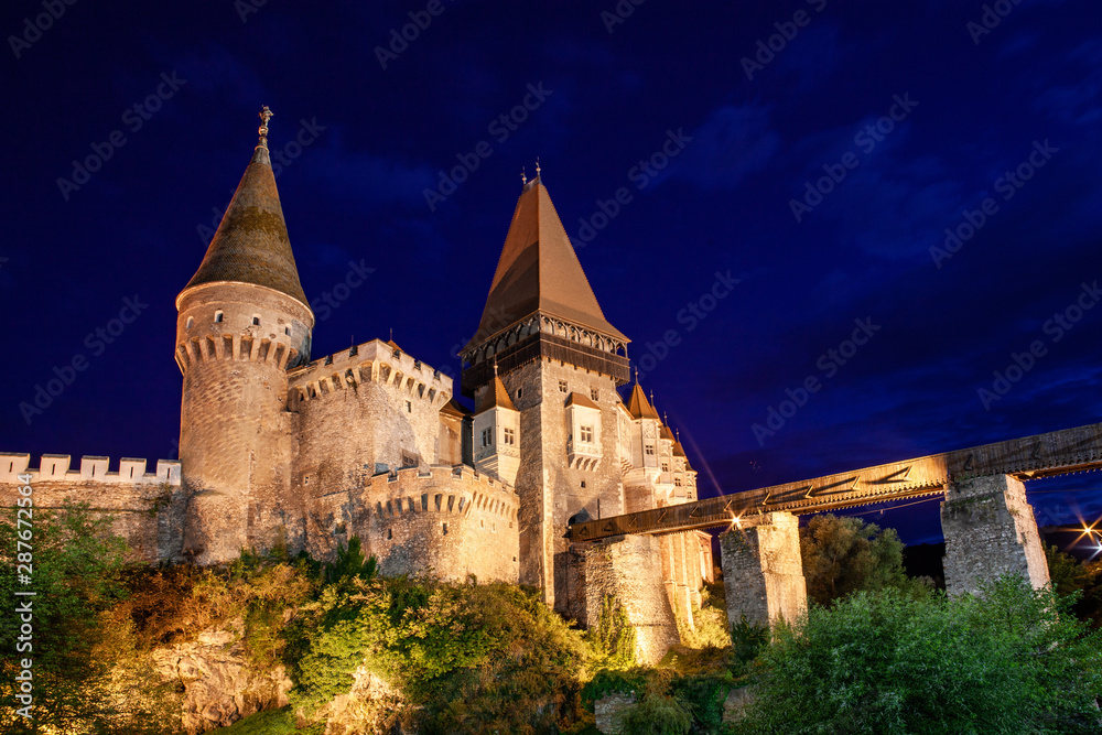 corvin Castle or Hunyad Castle, Hunedoara, Romania