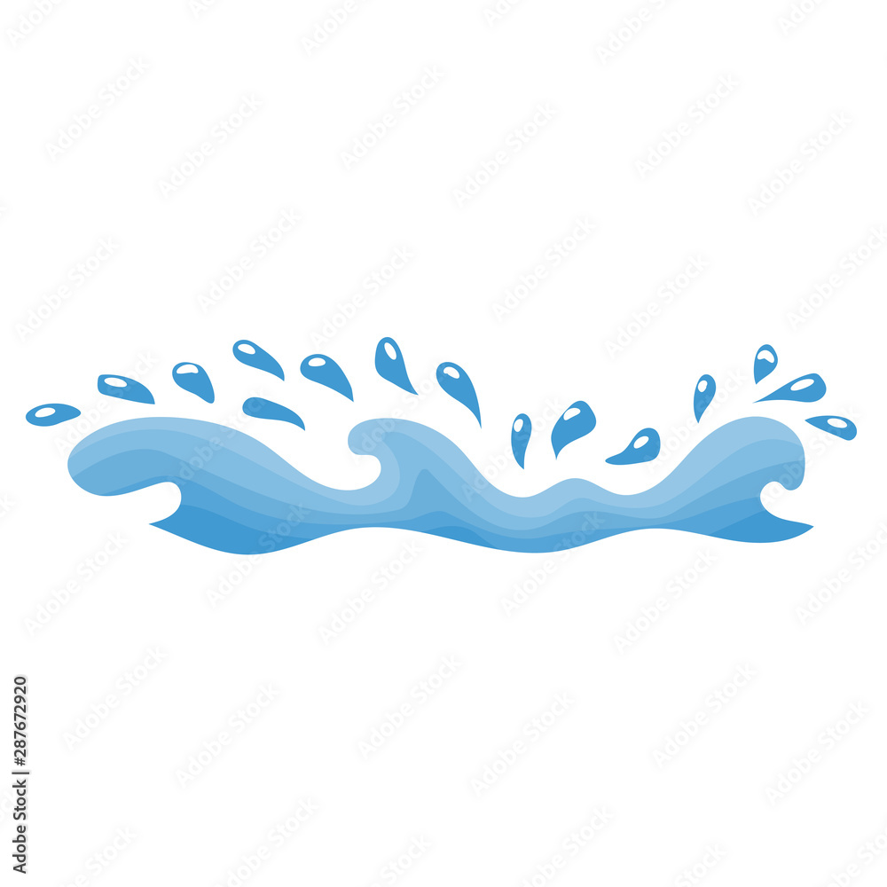 Fototapeta premium wave vector graphic clipart
