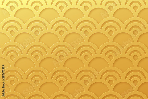 Chinese traditional oriental ornament background. Texture Asian traditional motif. Geometric shape pattern seamless.