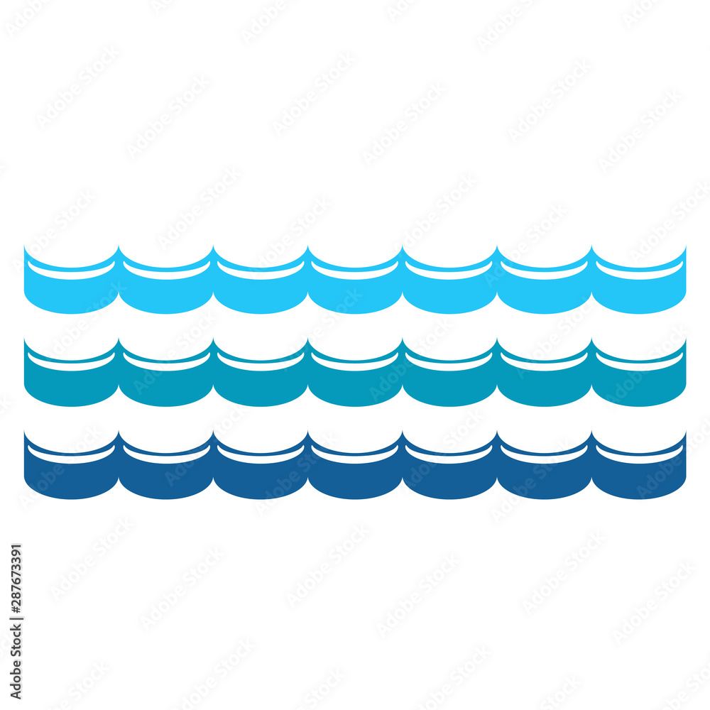 wave vector graphic clipart Stock Vector | Adobe Stock