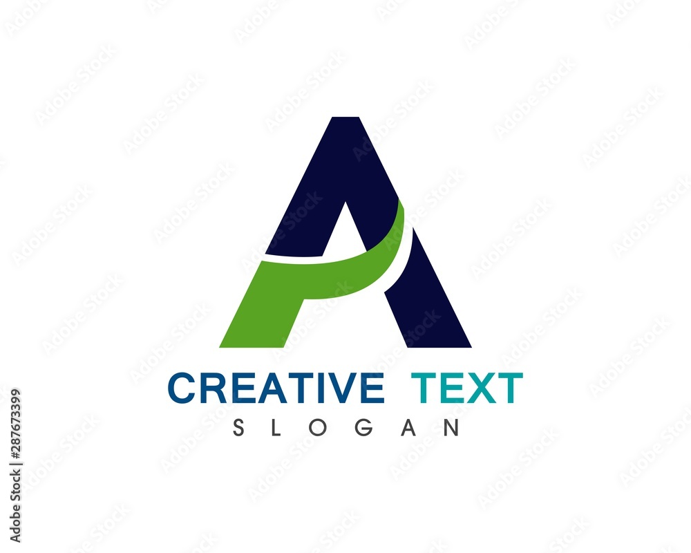 A Letter Logo icon creative for Business Template Vector A Letter Logo icon creative for Business Template Vector