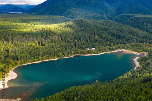 Hiking in the Rattlesnake Ridge in Washington State