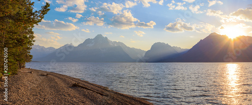 Beautiful Landscape of Grand Tetons Range