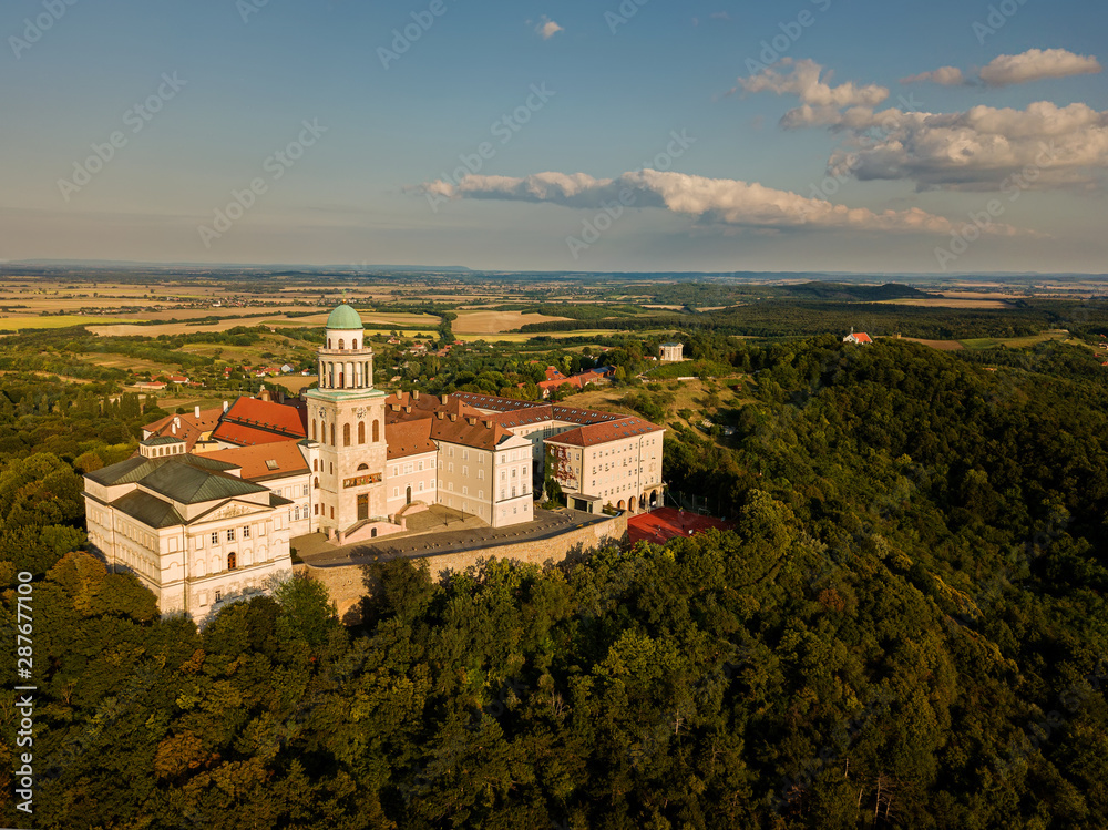 Pannonhalma Abbey in hungary. High school, landmark, faith
