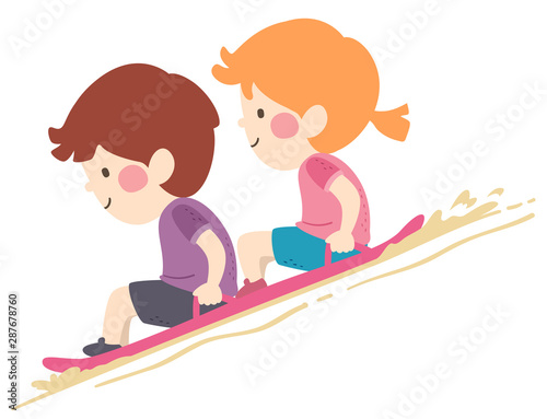Kids Desert Sand Sledding I...