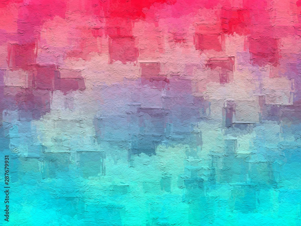 Art pink and blue color pattern background