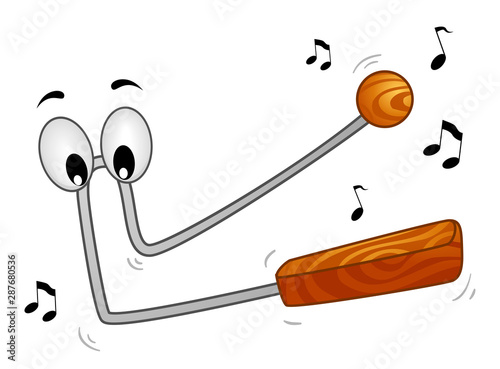 Mascot Vibraslap Illustration