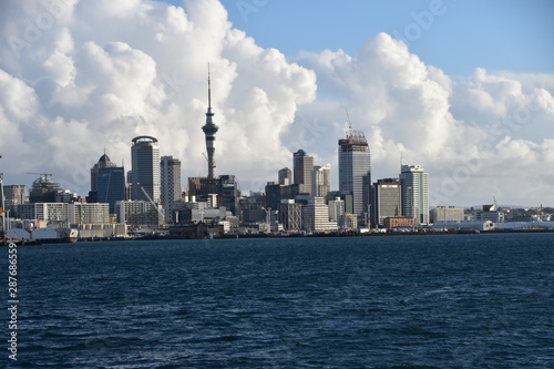 City view of Auckland in New Zealand