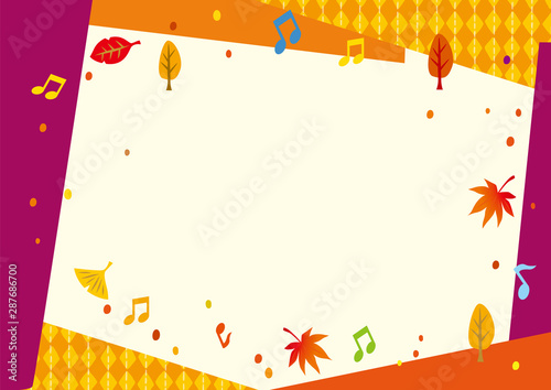 秋イメージの背景