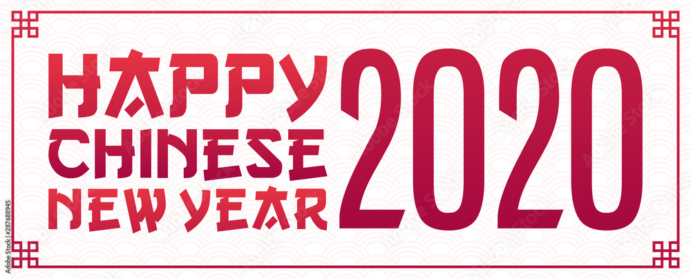 Happy Chinese New Year 2020 - Year of the rat Happy Chinese New Year 2020 - Year of the rat