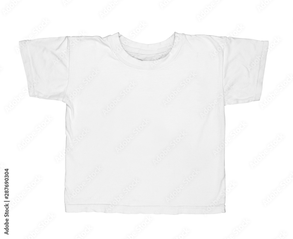 white t-shirt baby on isolated white background white t-shirt baby on isolated white background