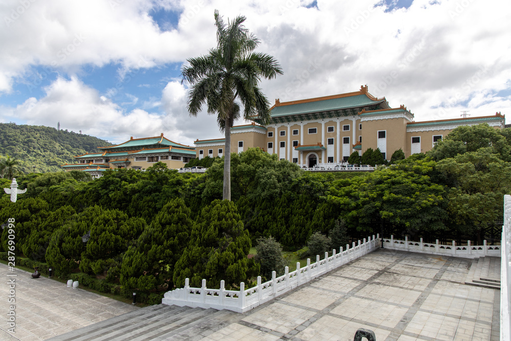Fototapeta premium Beautiful view at National Palace Museum,Taipei