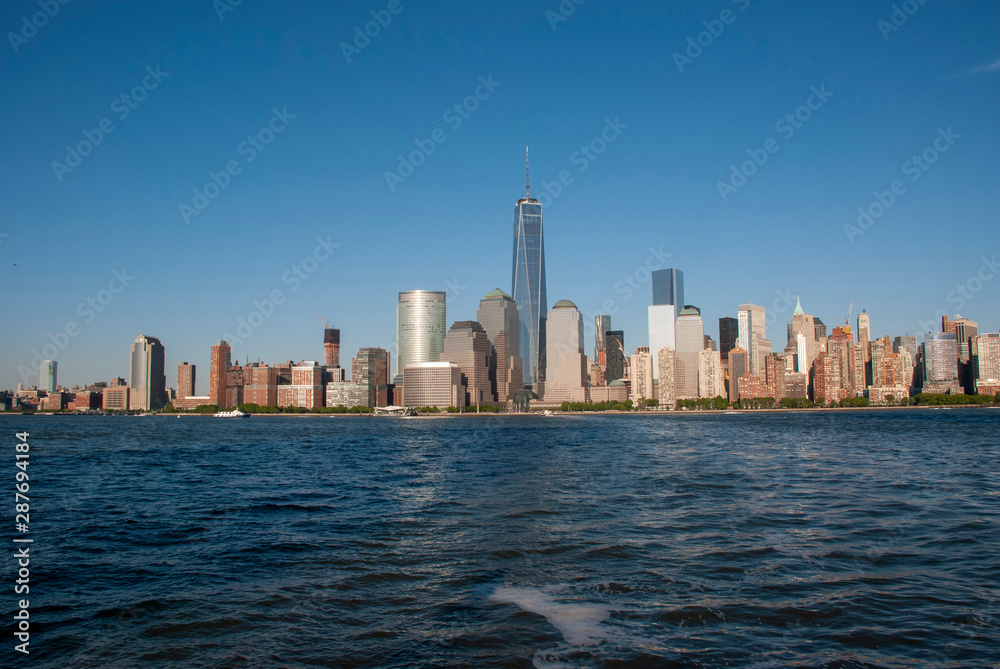 Blick zur Skyline von Manhattan, New York City - USA