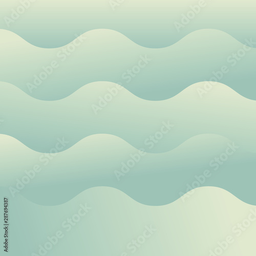 Soft wavy abstract vector background with blue and grey color