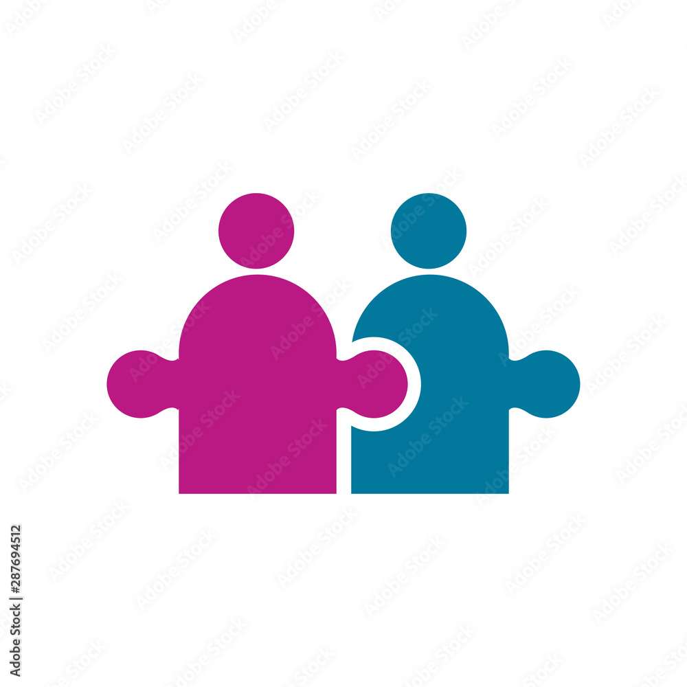Commitment Teamwork Together Business Logo Illustration Vector Commitment Teamwork Together Business Logo Illustration Vector