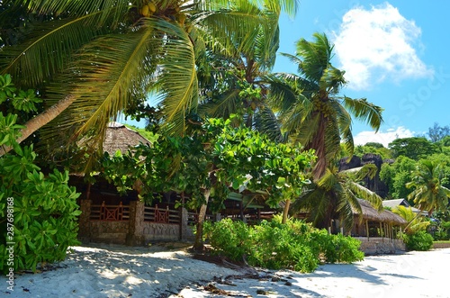 Takamaka Beach on Mahe Island, Seychelles photo