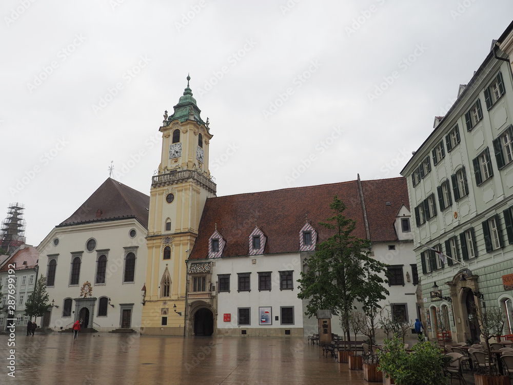 Fototapeta premium Slovakia Bratislava old town main square