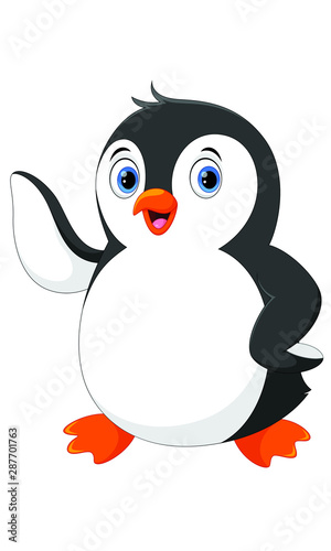 Cute penguin cartoon