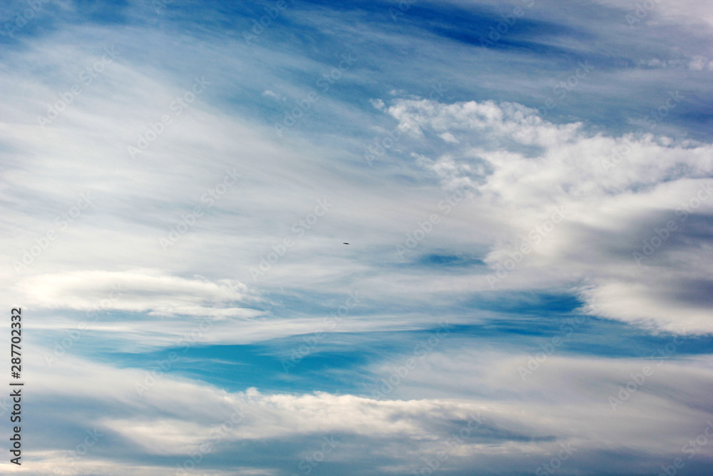 Obraz premium Beautiful Cloudy Sky Background Template.