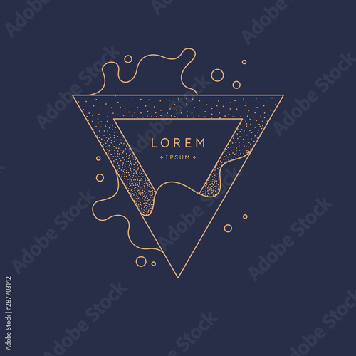 Abstract background with dynamic splash. Vector illustration