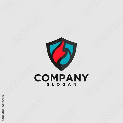 fire defense systems logo vector Free Download fire defense systems logo vector - GFXLoad