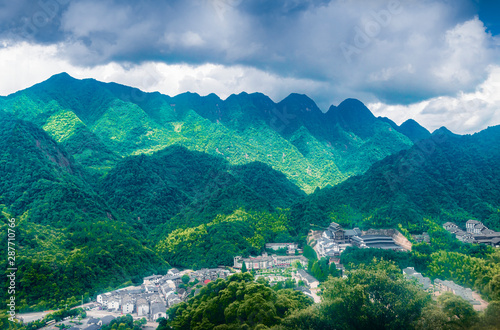 Sanqing mountains in shangrao city  jiangxi province  China