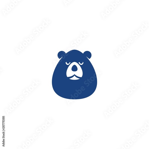 Bear logo ilustration