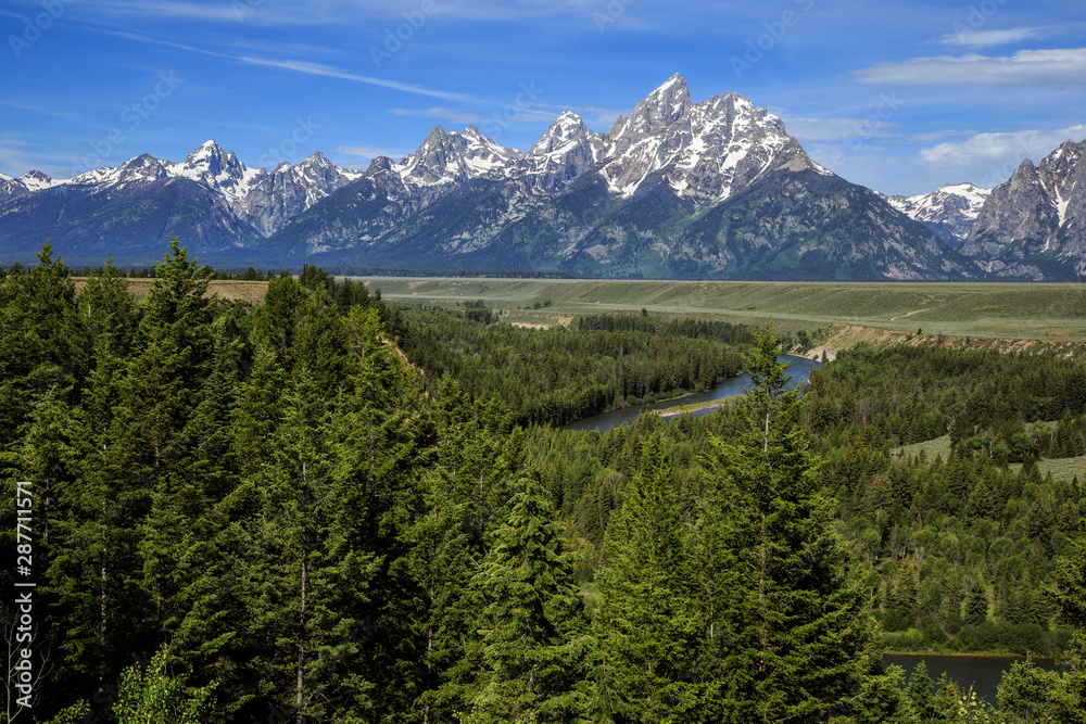 Snake River Overlook of the Grand Tetons