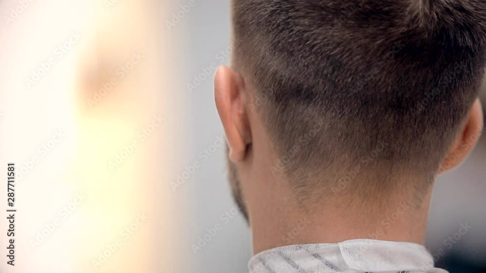 work of a male professional hairdresser in a men's salon work of a male professional hairdresser in a men's salon