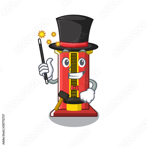 Magician hammer game machine with the cartoon