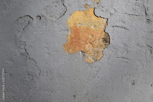 Detail of a wall with ruined paint for use as a background