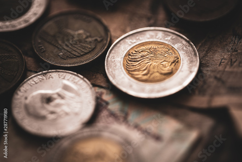 アフリカ諸国の紙幣とコイン photo