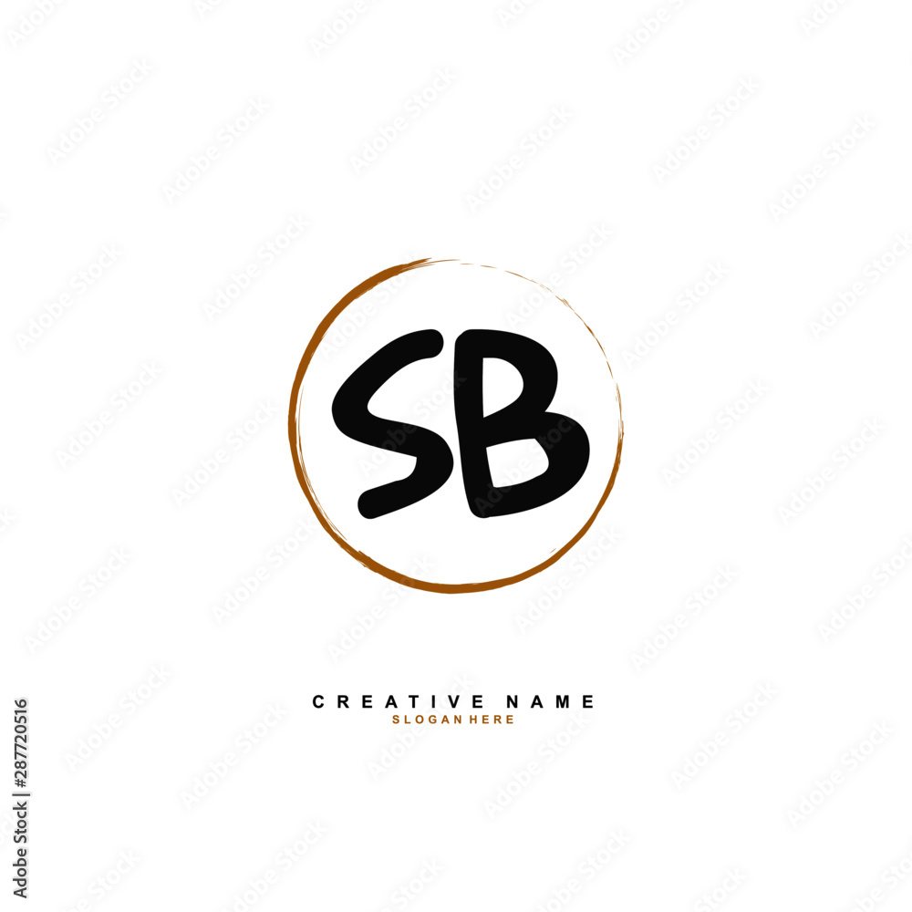 S B SB Initial logo template vector. Letter logo concept with background template. S B SB Initial logo template vector. Letter logo concept with background template.