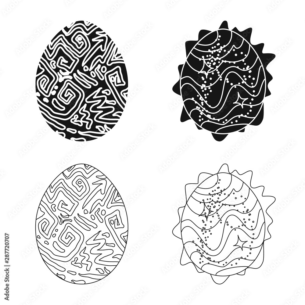 Obraz premium Isolated object of animal and prehistoric symbol. Collection of animal and cute stock vector illustration.