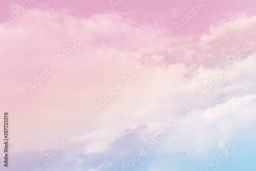 Cloud background with a pastel colour