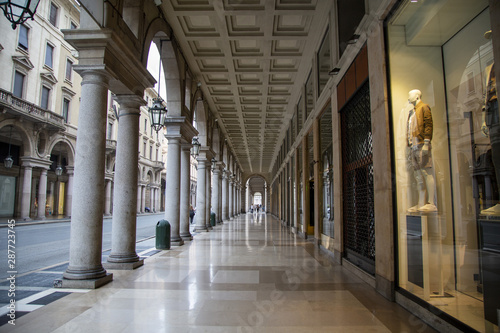 The old piedmont town of Turin in Italy