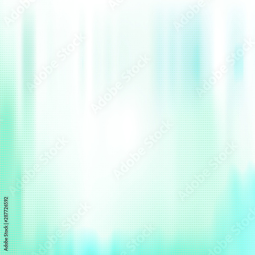 Turquoise white halftone background with staines