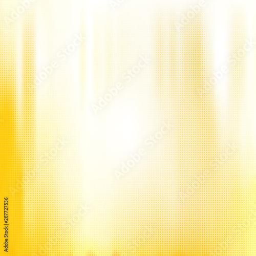 Yellow white halftone blurred background