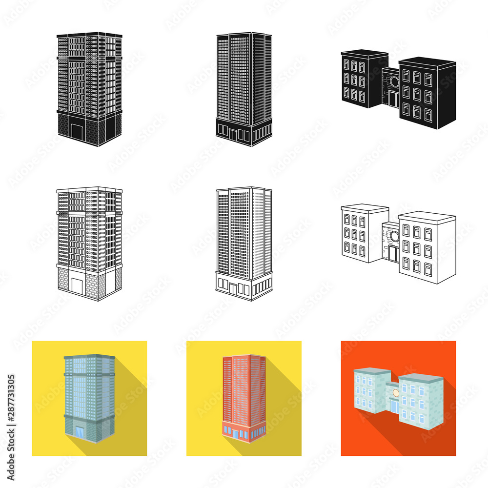 Vector illustration of construction and building symbol. Set of construction and estate vector icon for stock. Vector illustration of construction and building symbol. Set of construction and estate vector icon for stock.
