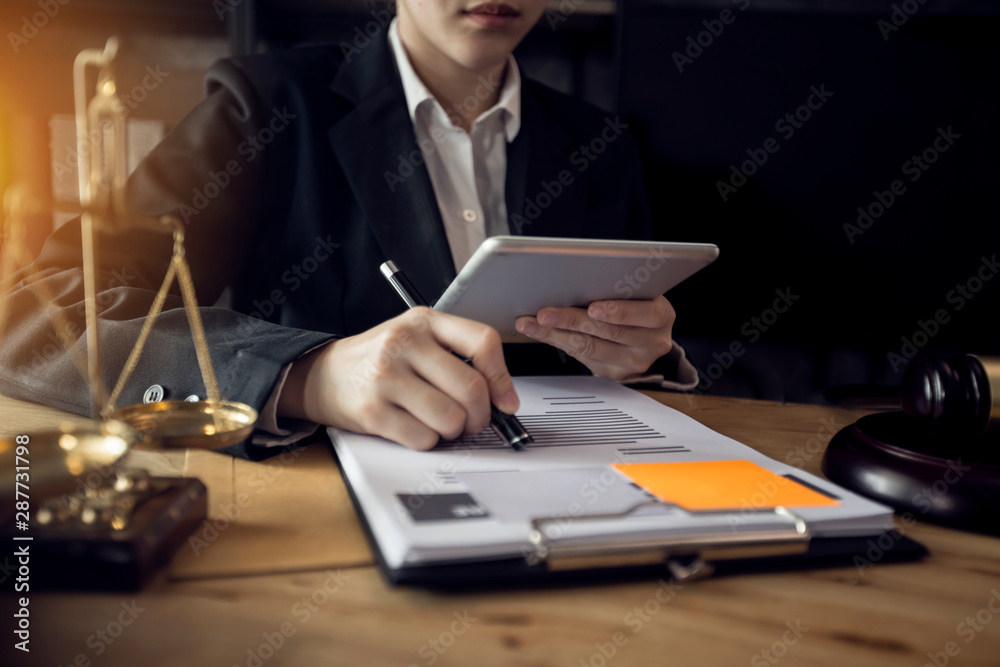 Fototapeta premium Concepts of Law and Legal services.