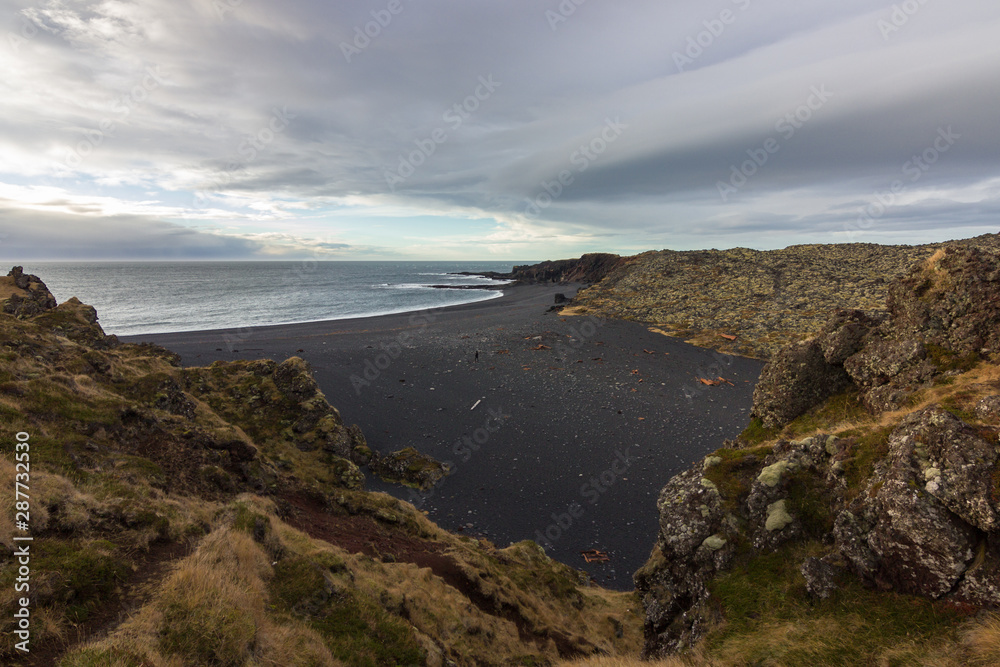 The Djúpalónssandur beach in Iceland