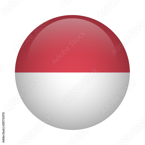 Free Download Round flag icon - Indonesia - GFXLoad