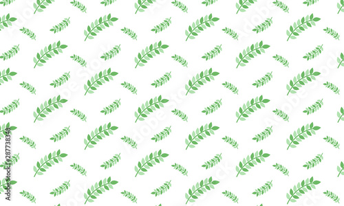 Seamless Multiple Leaves Pattern Background