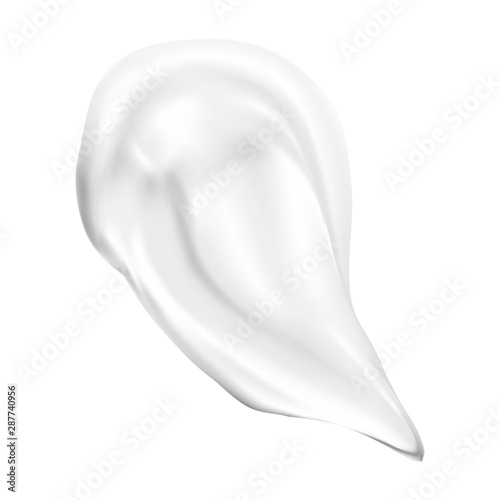 Cosmetic Cream Smear. White Gel Moisturizer Texture. Lotion Drop Sample. Product Swatch Element. Facial Concealer Splatter. Makeup Foundation Smudge. Realistic Paint Smear Mockup