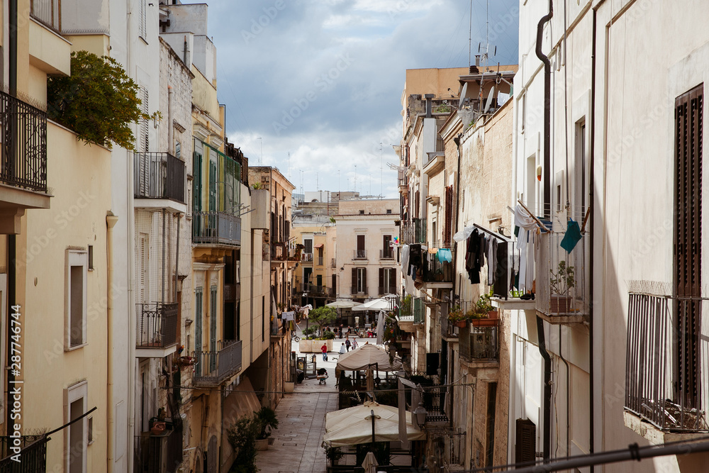Fototapeta premium landscape of the old city of the middle ages